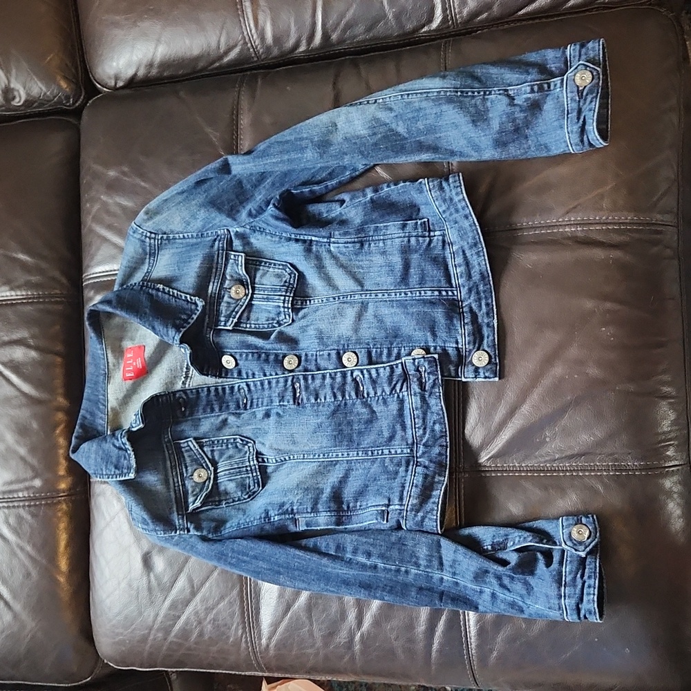 Elle denim jacket lightly worn